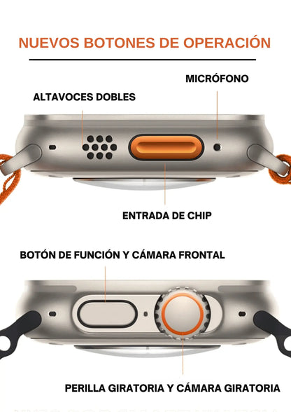 PV ORIGINAL RELOJ INTELIGENTE - TEN UN MINI CELULAR EN TU MUÑECA + FUNCIONES EXCLUSIVAS DE CONTROL DE SALUD