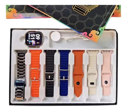 Reloj inteligente con más de 50 funciones + 7 Correas GRATIS 🎁